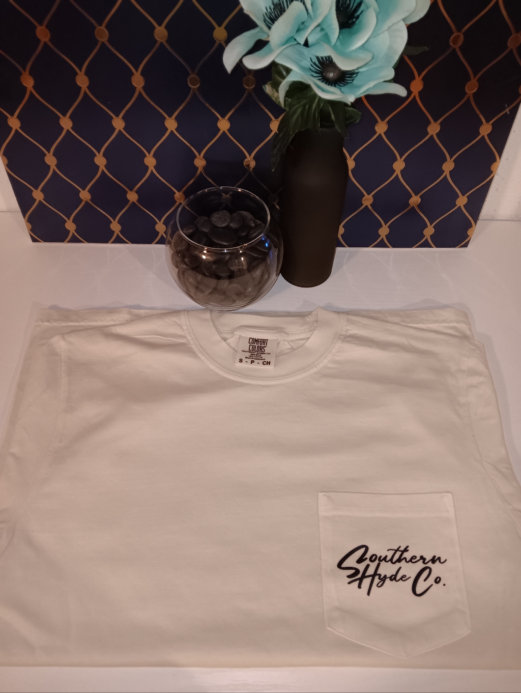 Men’s White Pocket Tee